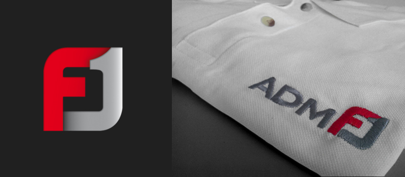 icono y  polo con logotipo