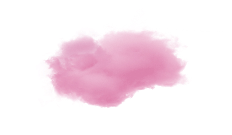 nube rosa